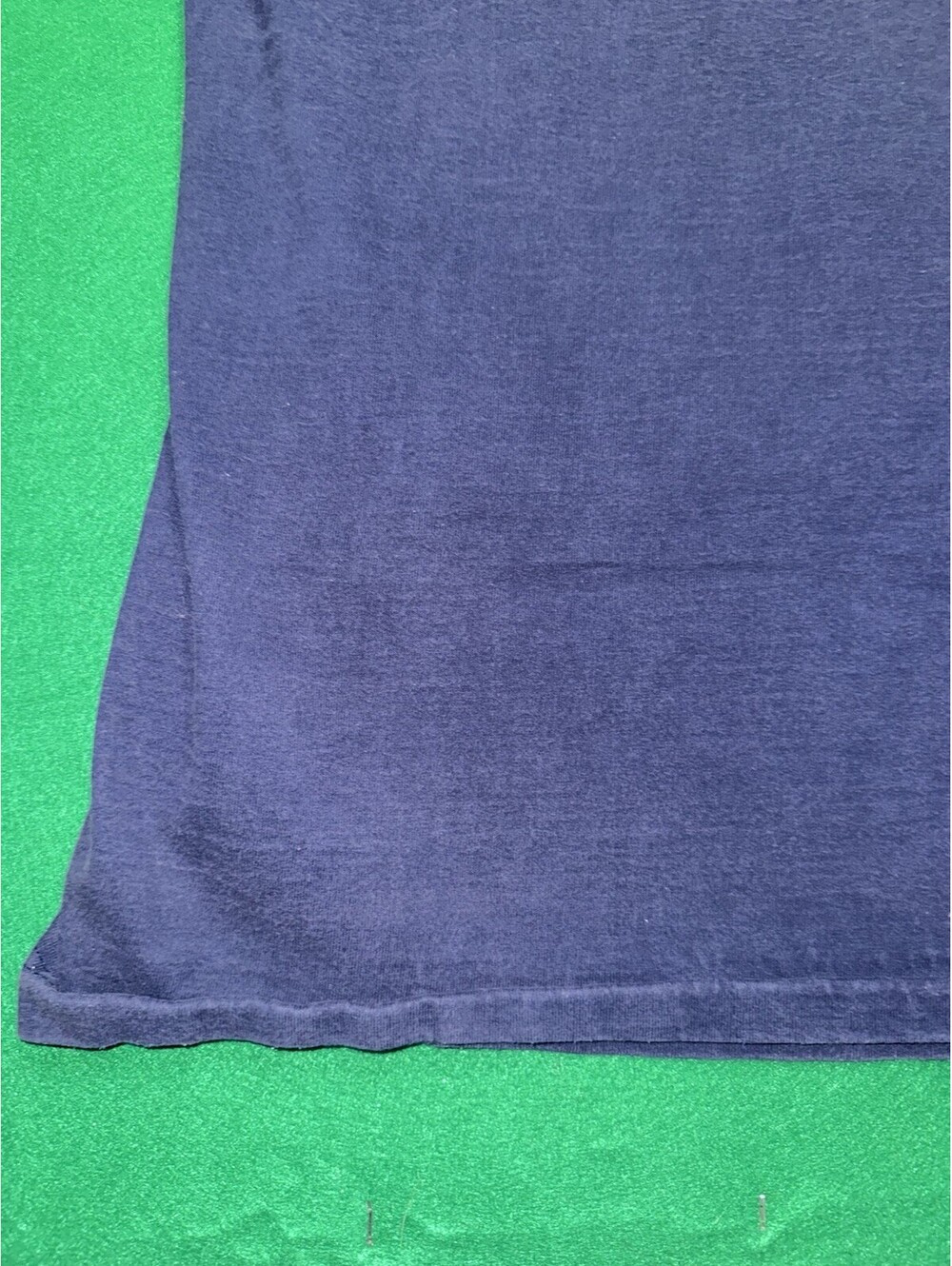 Vintage 80s 90s Wilson Athleticwear T Shirt Spellout Navy Blue Made in USA Large - Picture 12 of 16